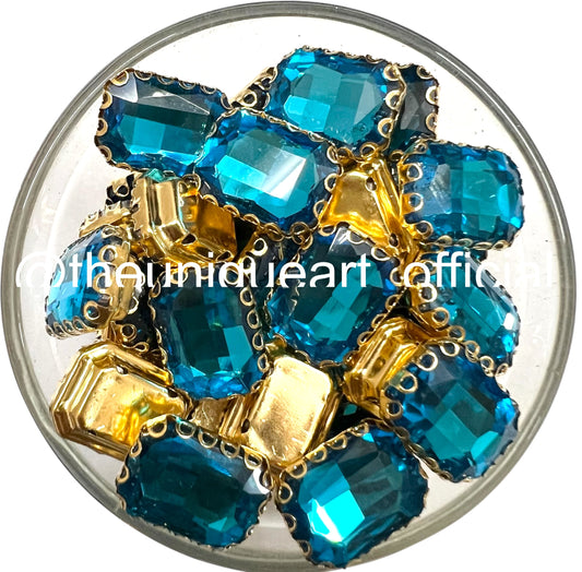 Light Blue 10x14 Rectangle