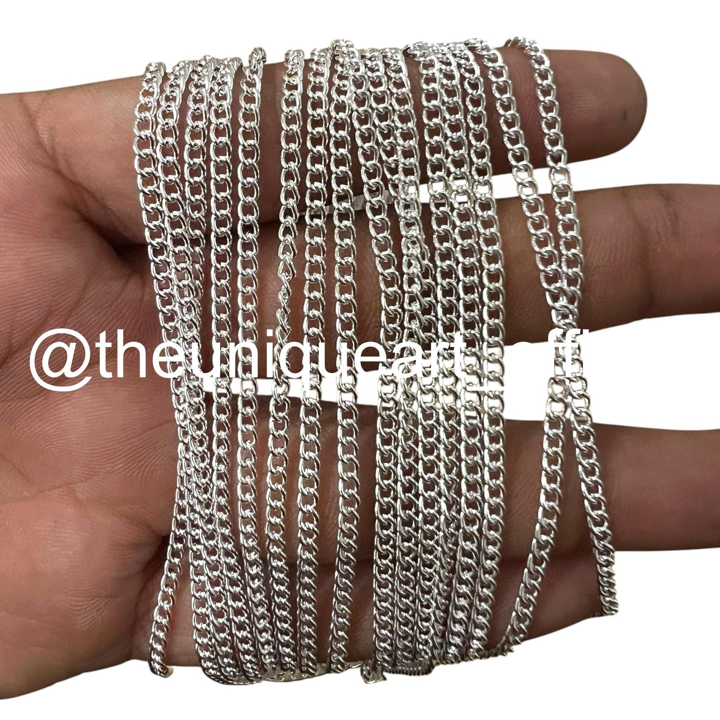 Silver Chain For Jewellery Making D1
