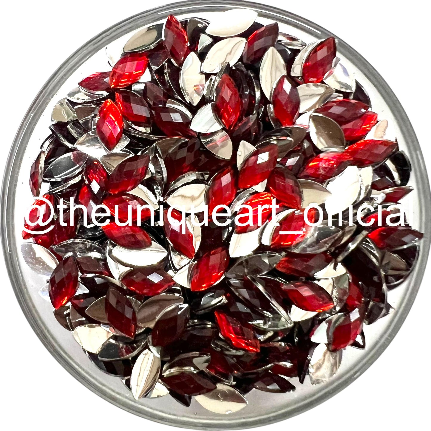 Red Eye 8x4mm Resin Beads