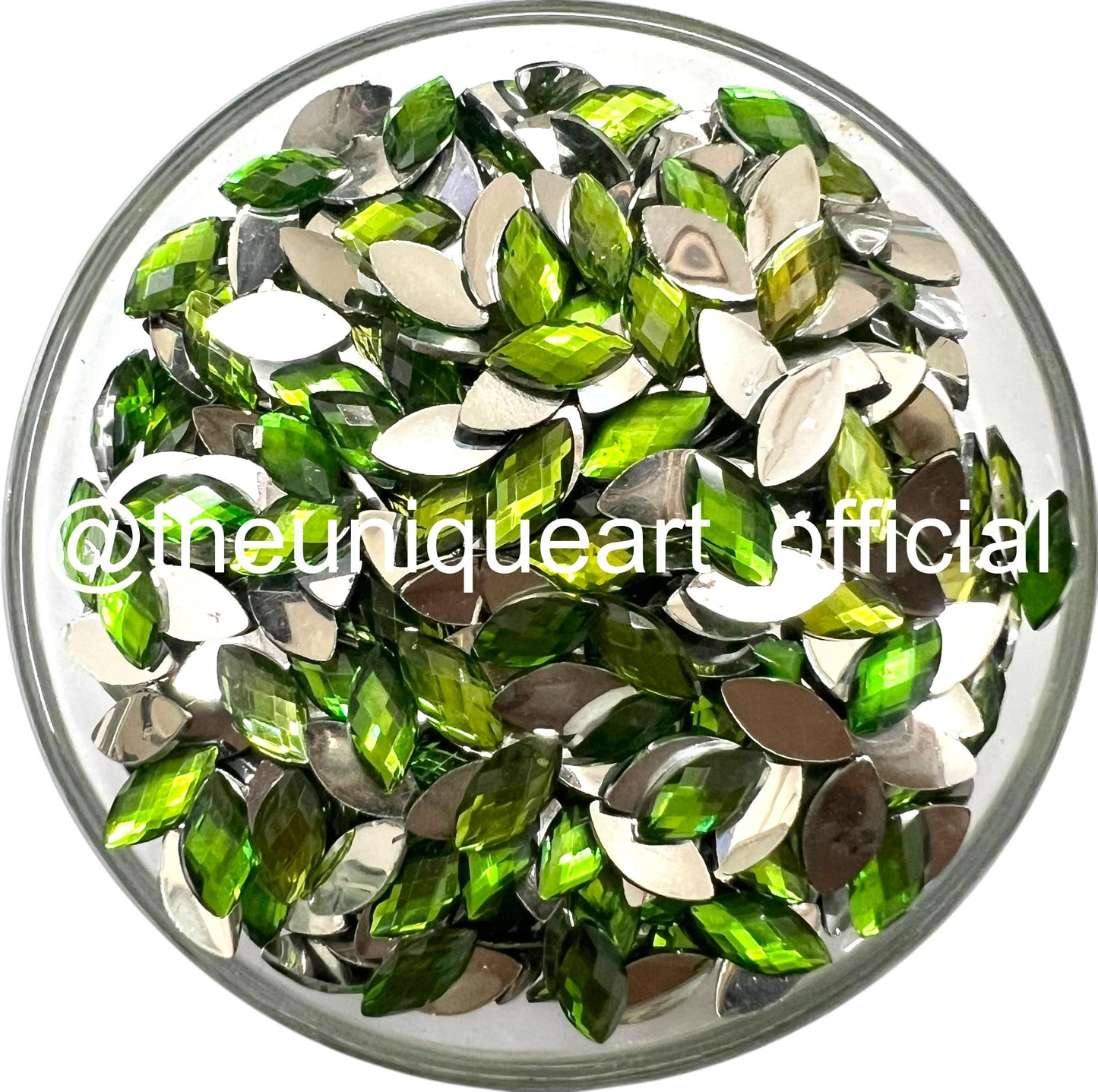 Light Green Eye 8x4mm Resin Beads