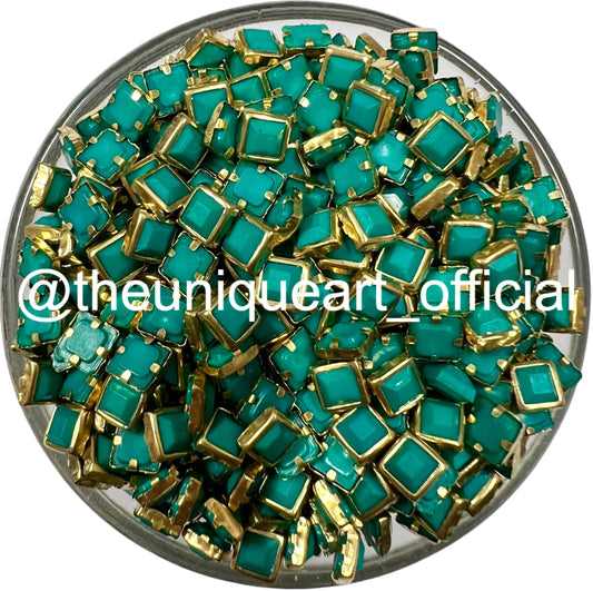 SP Teal Green 4x4mm