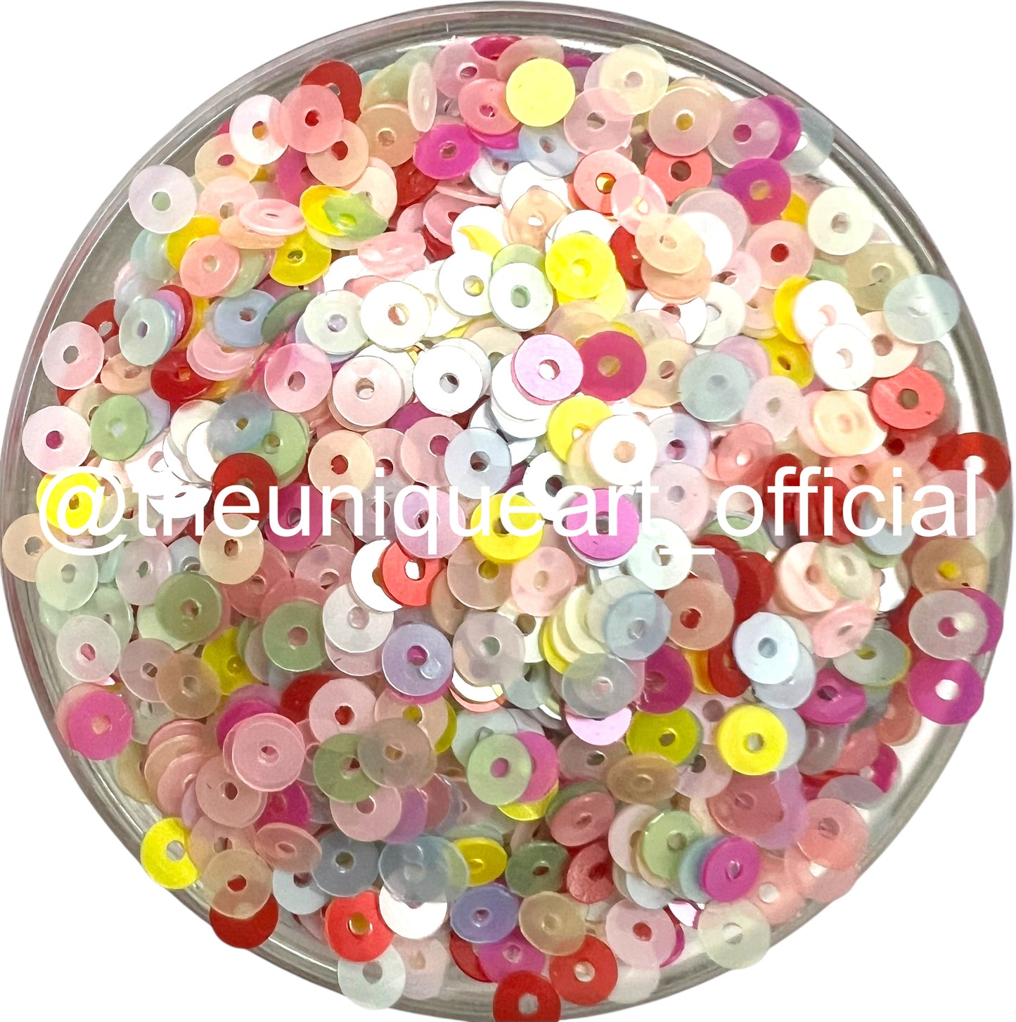 Multicolour Pastel Sequins