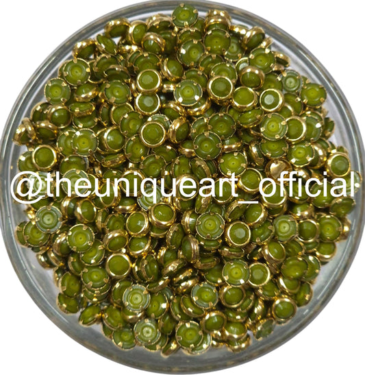 SP Olive Green 4mm Round