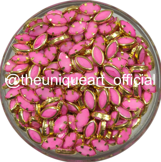 Pastel Light Rani Pink 8x4mm