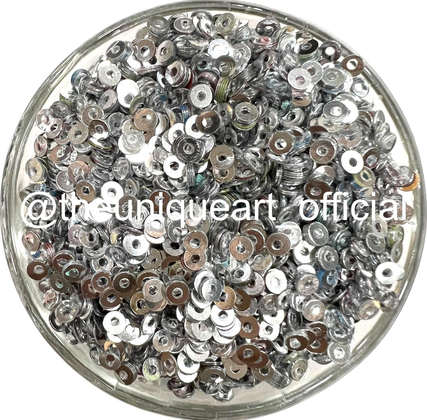 3mm Silver Metal Sequence