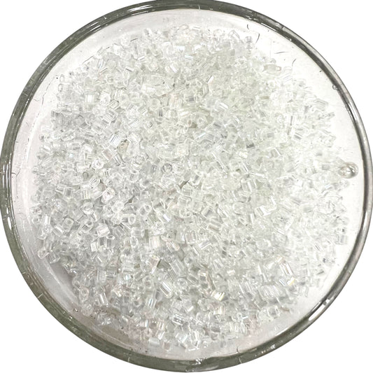 Transparent Rainbow Cut Beads