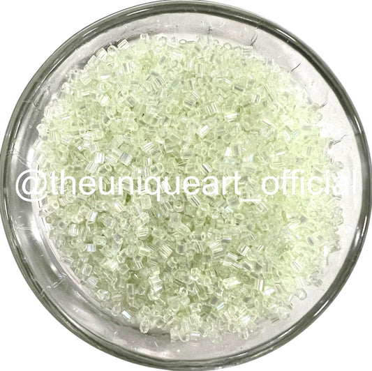 Cream Rainbow Cut Beads