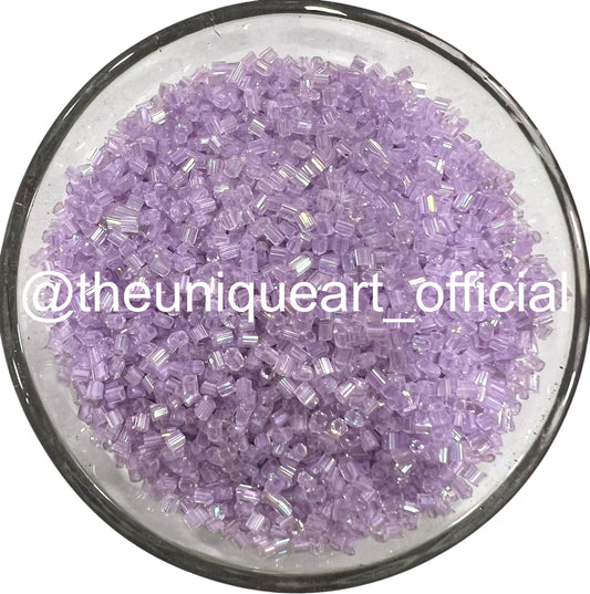 Light Purple Rainbow Cut Beads