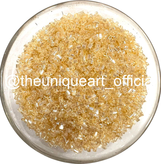 Light Golden Cut Beads
