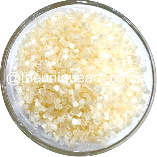 Pearl Cream Cut Beads