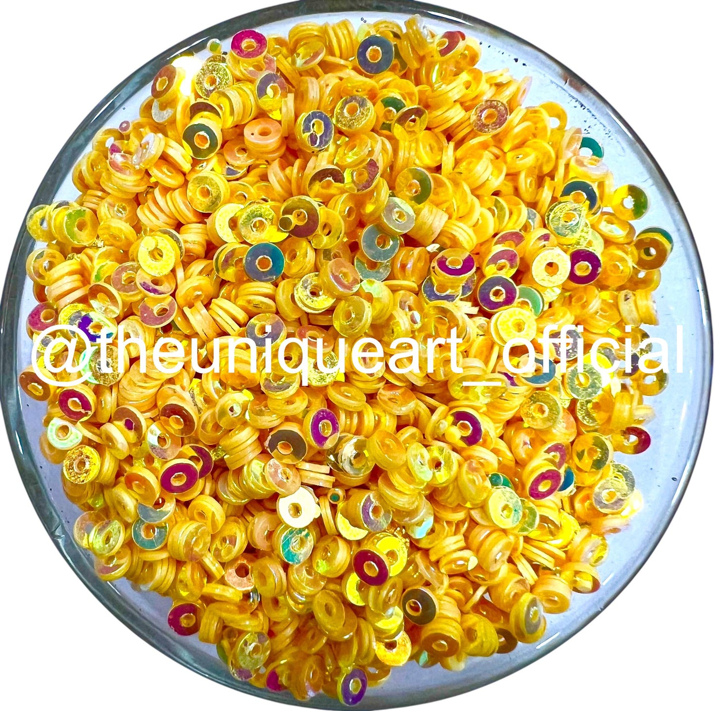 3mm Golden Rainbow Sequence