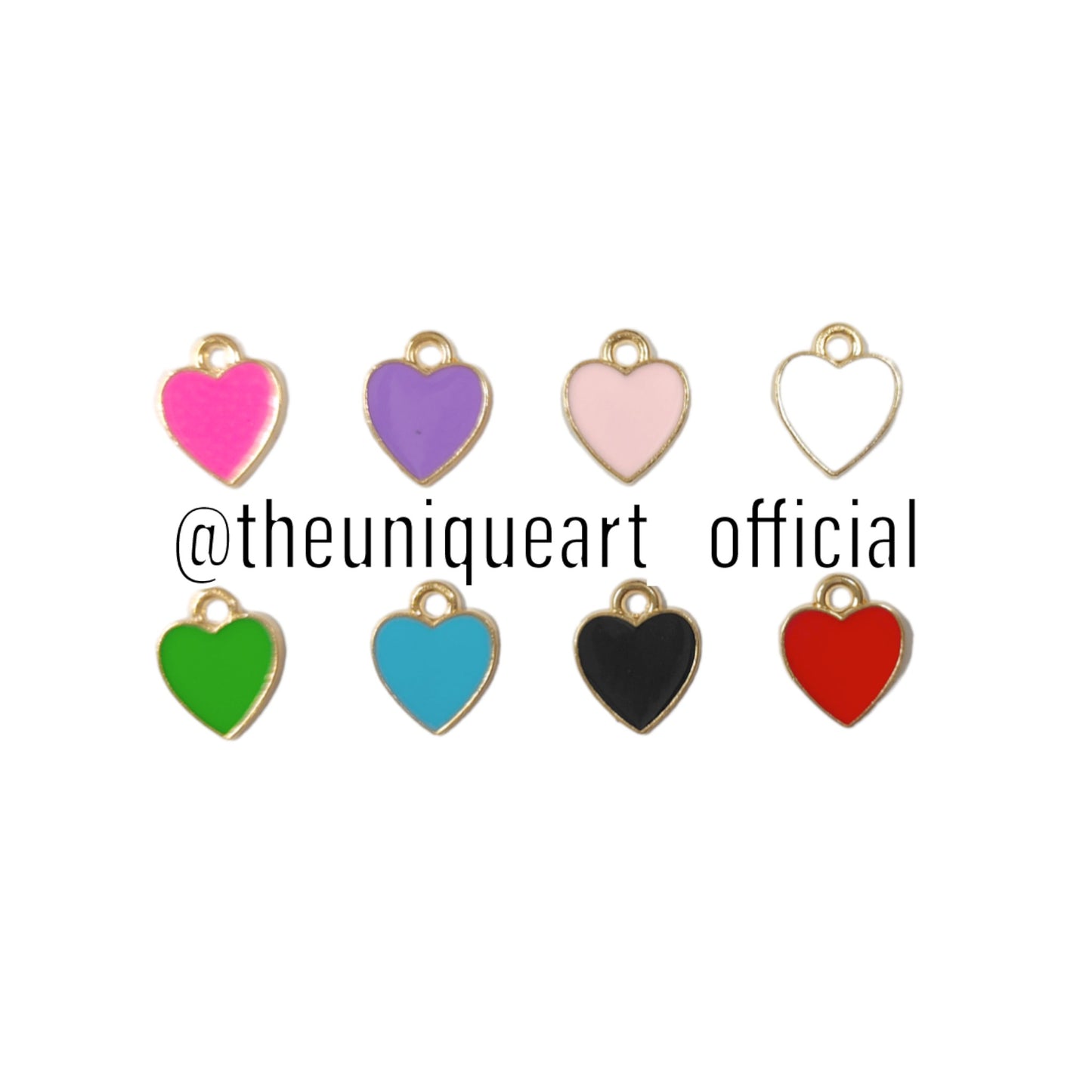 Heart Charms Multicolour