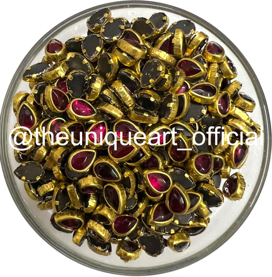 Magenta Rani 4x6 Glass