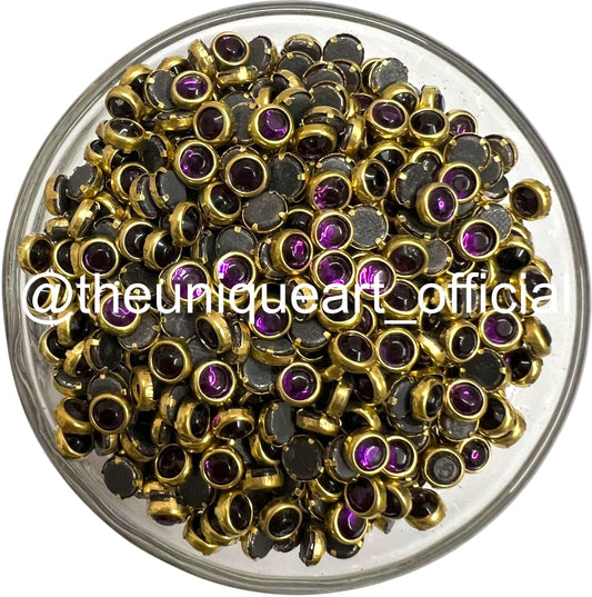 Dark Purple 4mm Glossy
