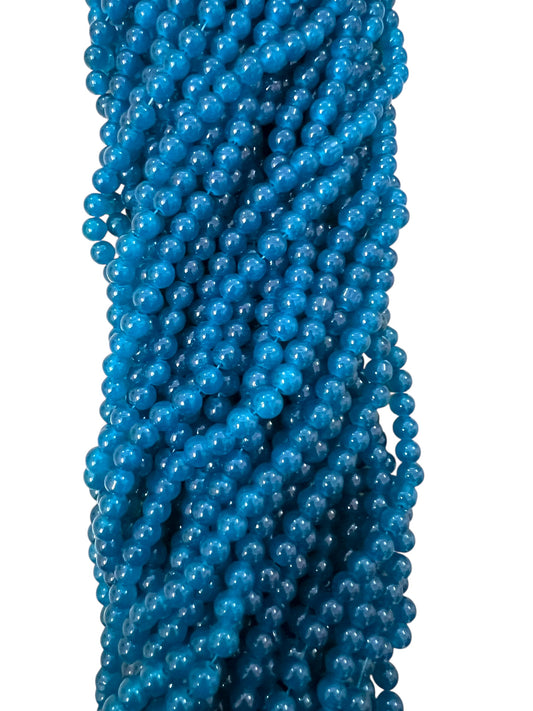 Peacock Jelly Beads 8mm