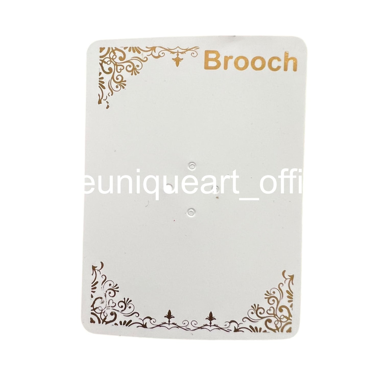 Broach White Card
