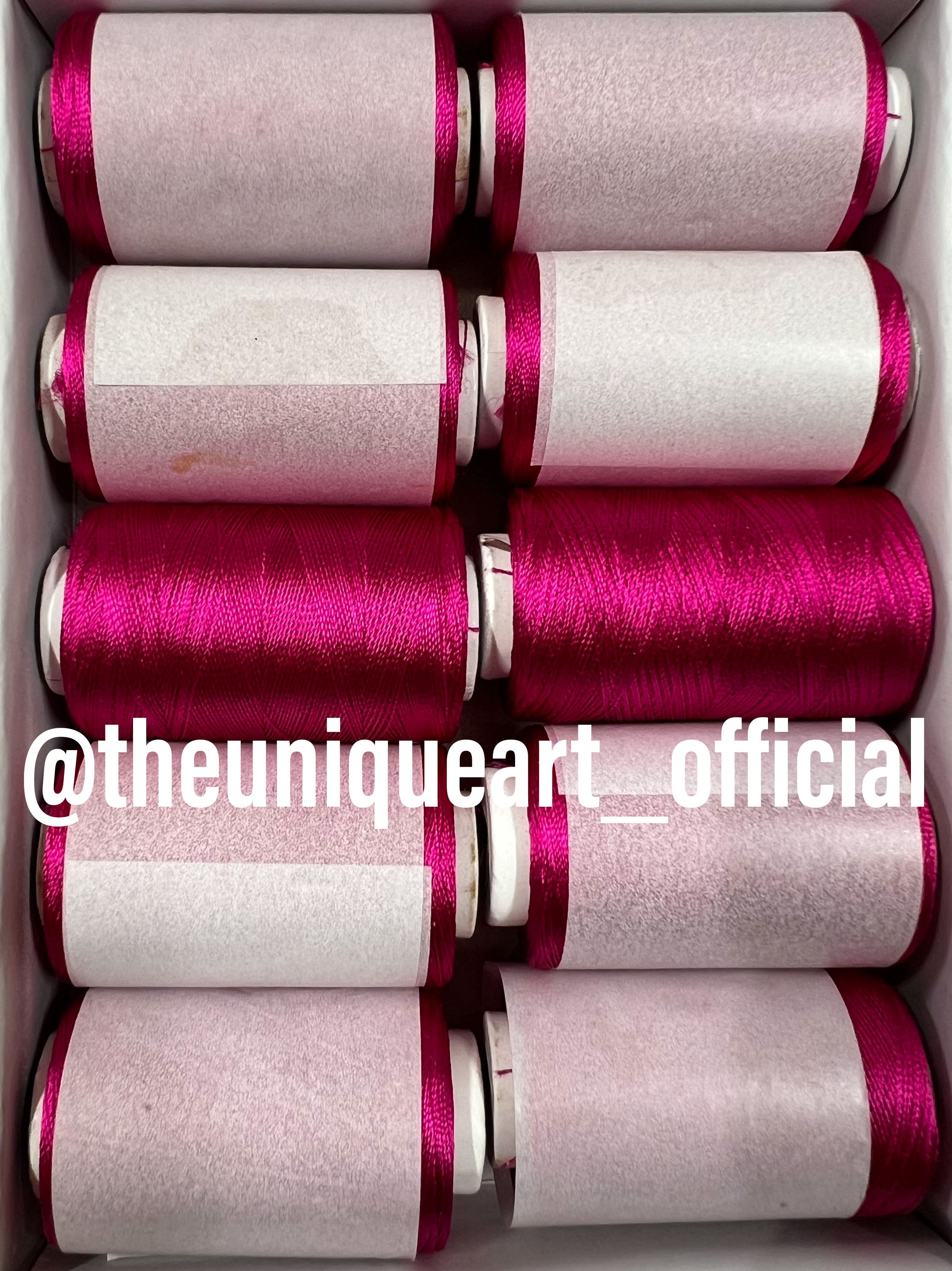 Dark Pink / Rani Silk Thread – The Unique Art