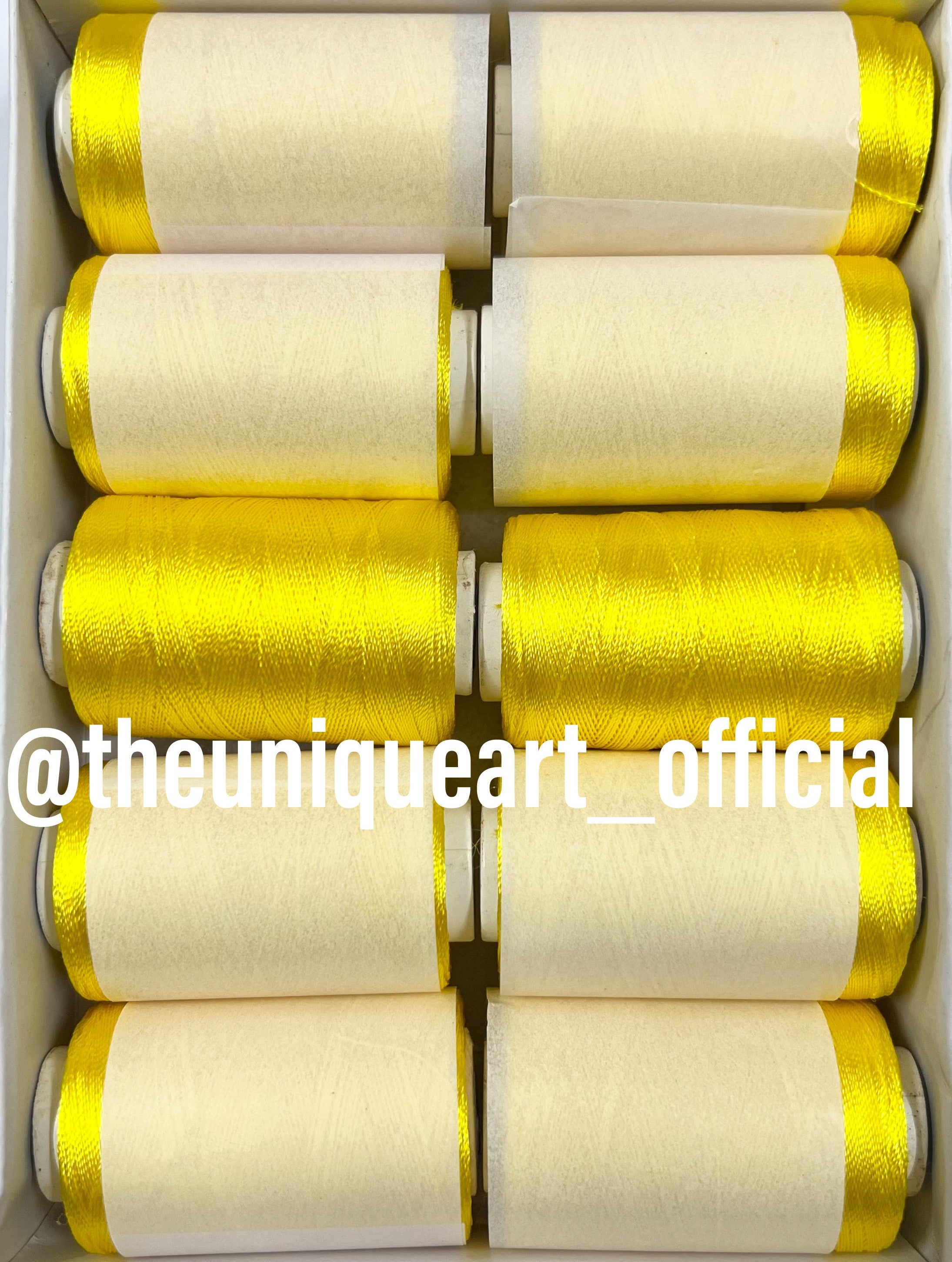 Yellow Silk Thread – The Unique Art