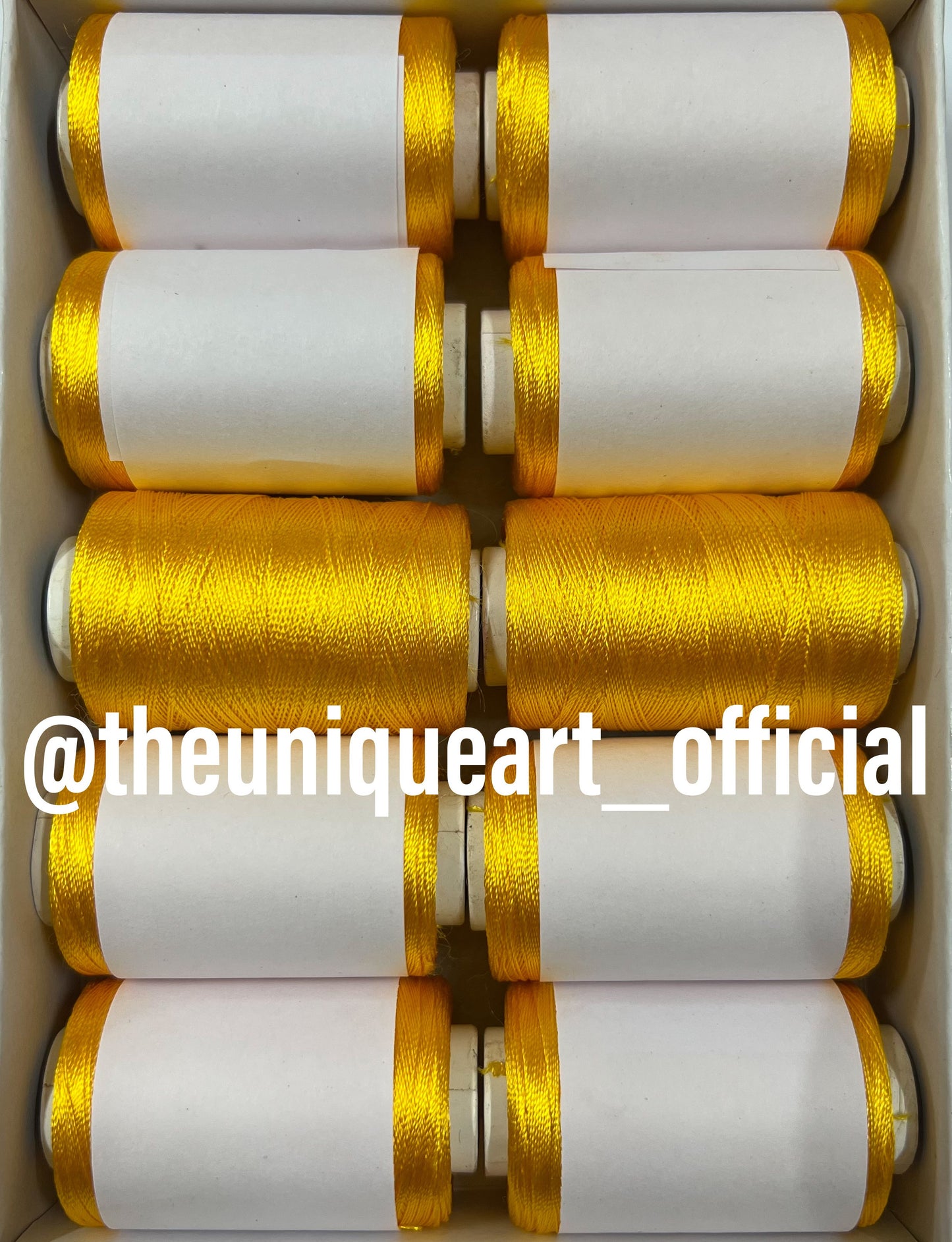 Golden Yellow Silk Thread