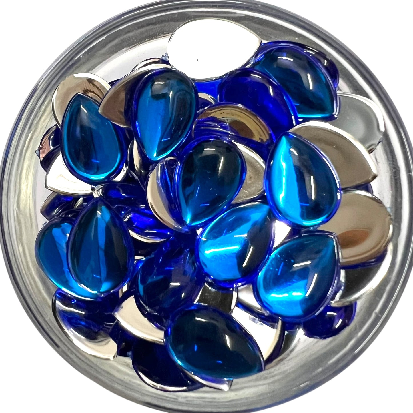 Blue 10x14 Drop Acrylic Flat Base