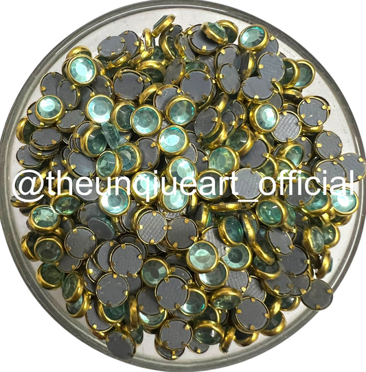 4mm Light Blue Flat Glossy