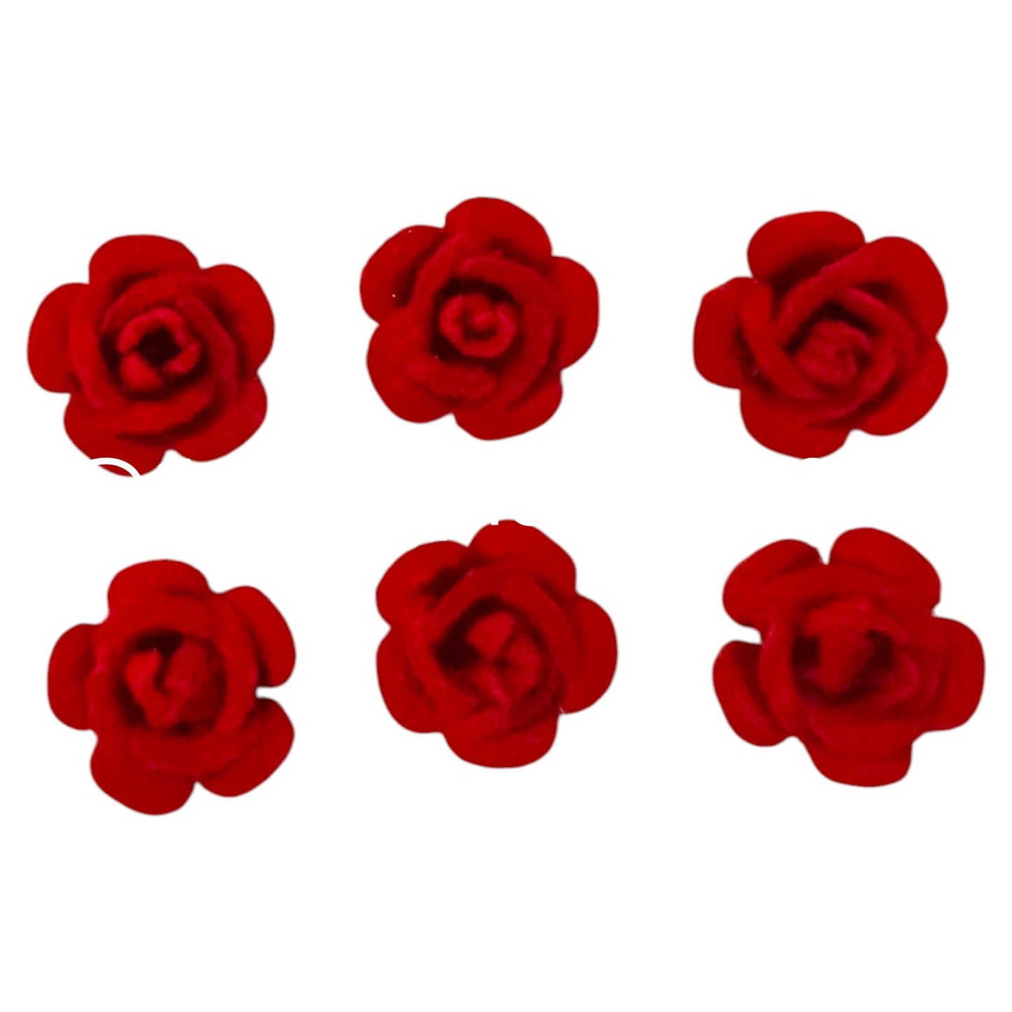 Red Velvet Rose For Jewellery Making & Craft Work