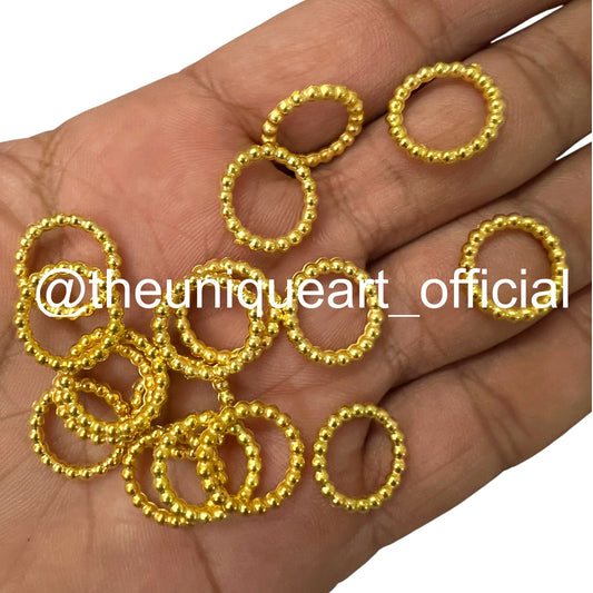 Golden CCB Ring For Jewellery Making & Craft Work