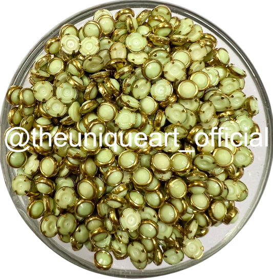 Pastel Green 4mm Round