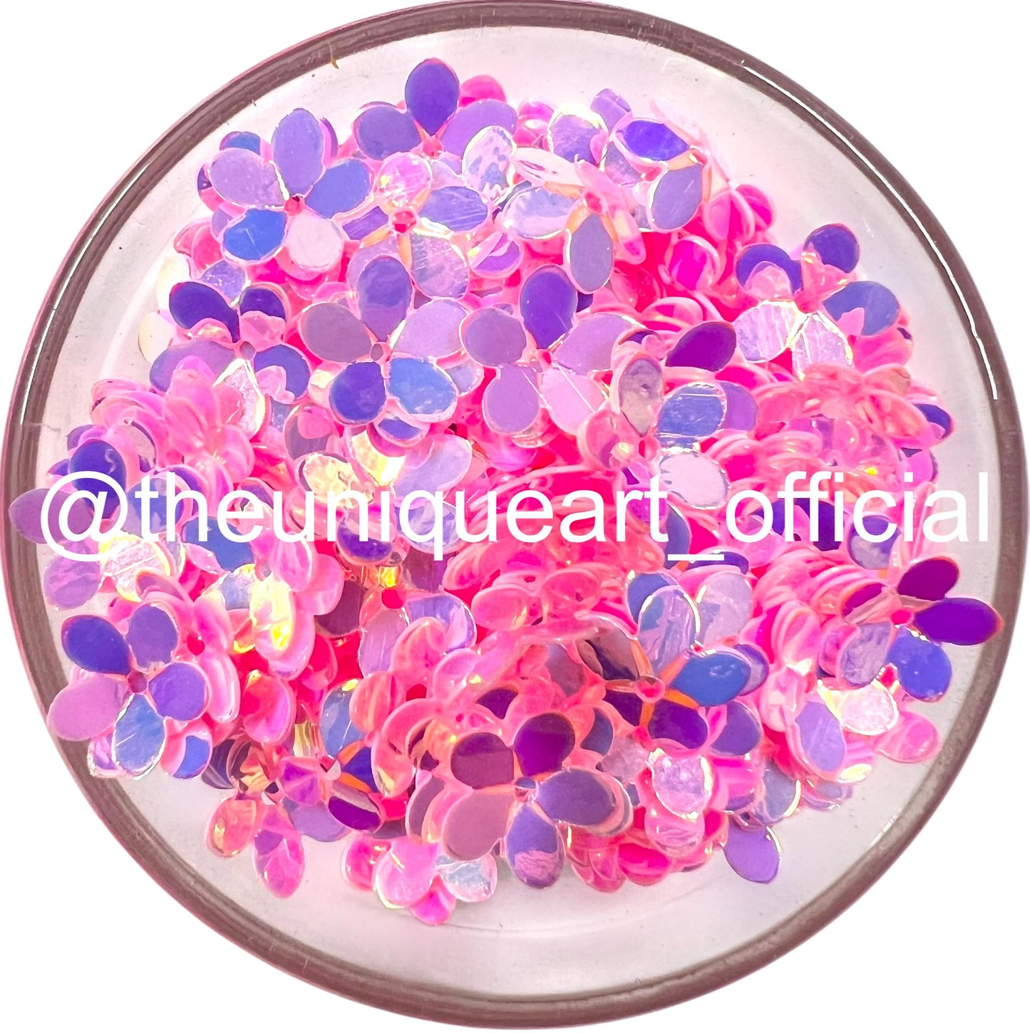 Pink Rainbow Flower Sequence