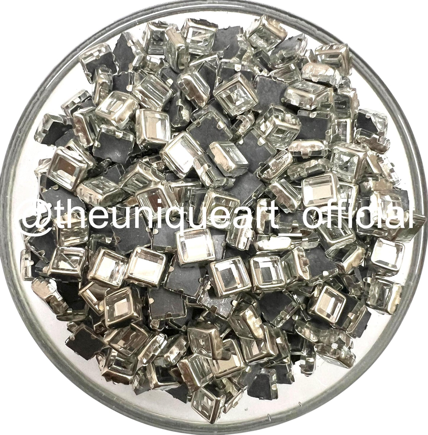 Silver Frame 4x4mm Square