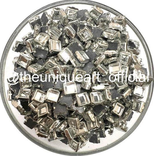 Silver Frame 4x4mm Square