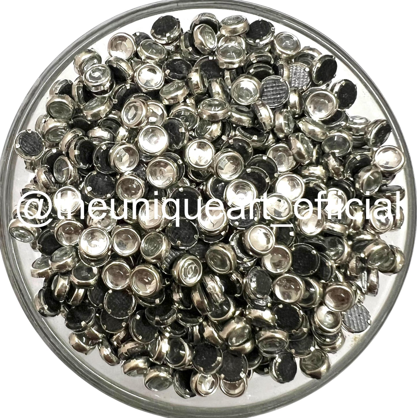Silver Frame 4mm Round