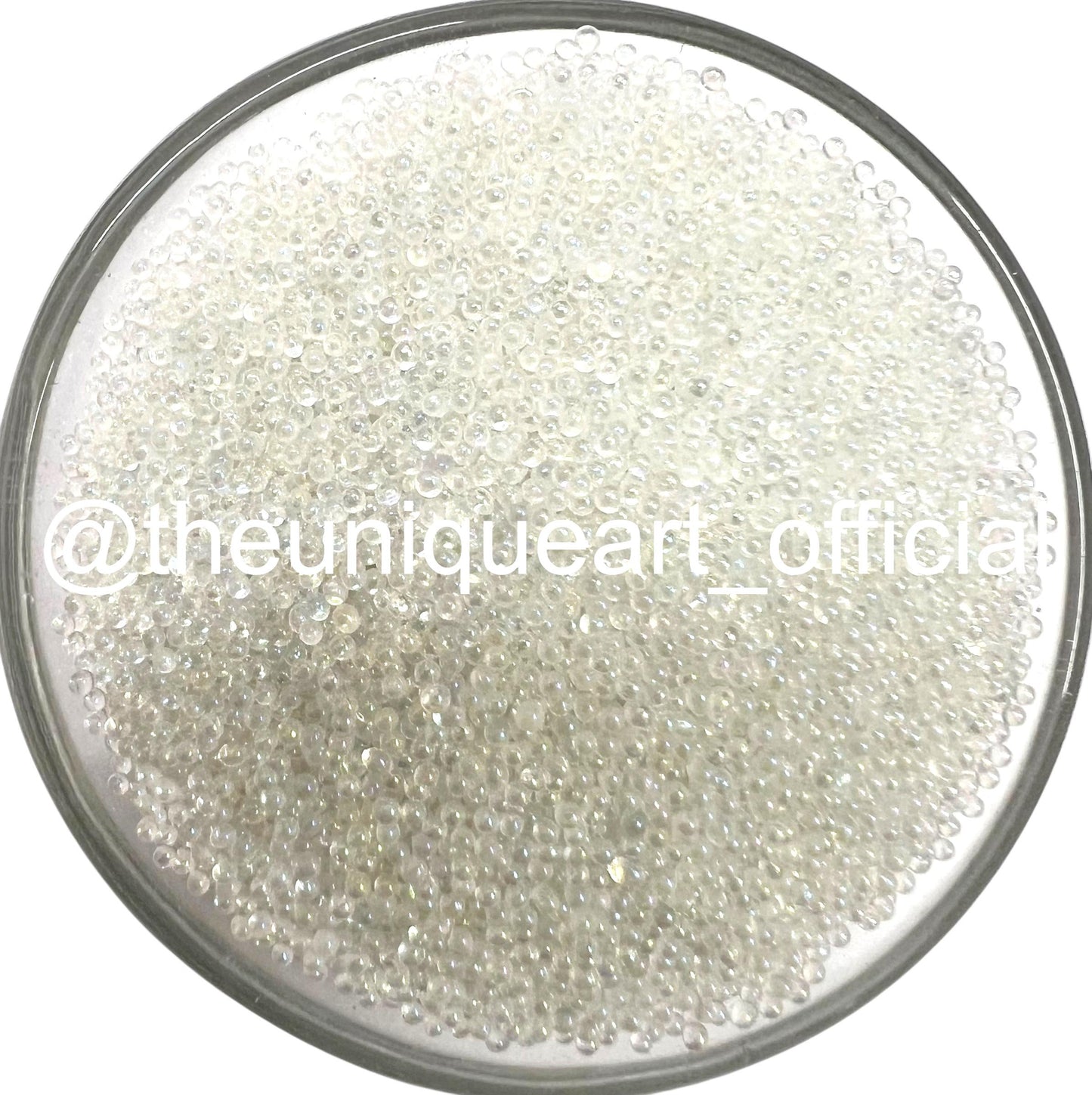 Transparent Rainbow Sand Micro Sprinkle Sugar Beads