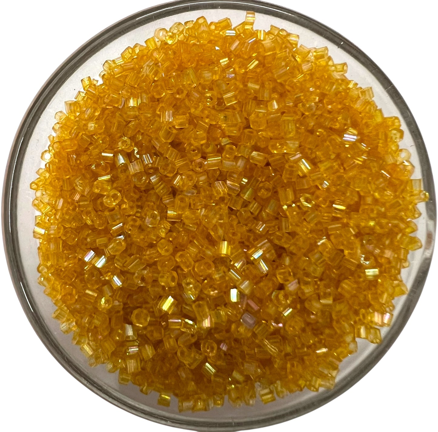 Golden Yellow Cut Beads