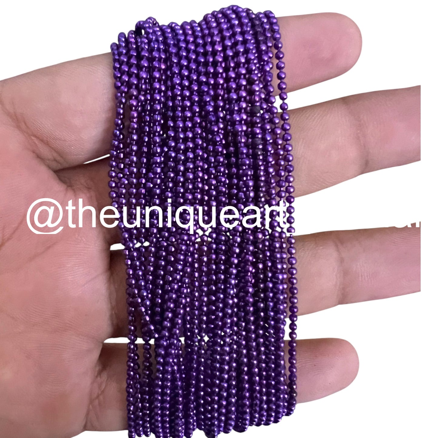1.5 mm Purple Ball Chain