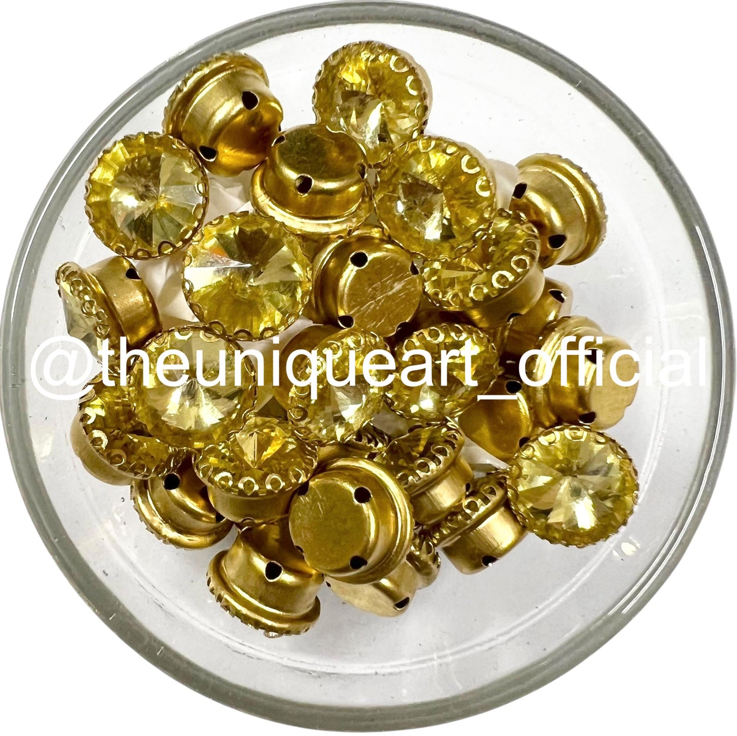 Light Golden 10mm Round