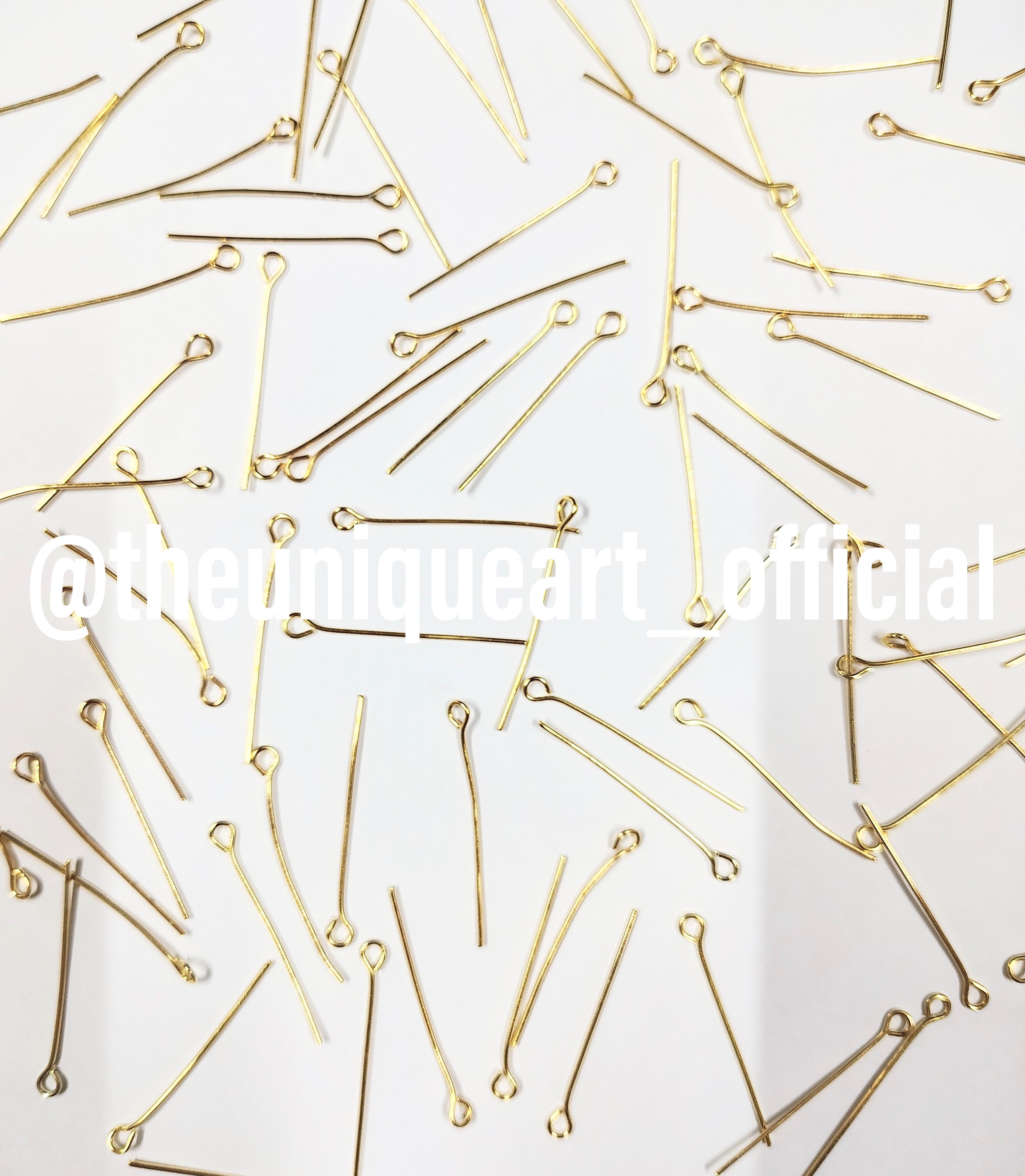 High Quality Eye Pin Golden 3cm – The Unique Art