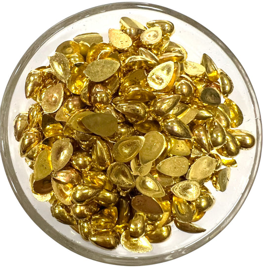 Golden Drop Half Cut 8x5mm