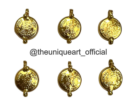 High Quality Two Loop Lakshmi Golden Plated
