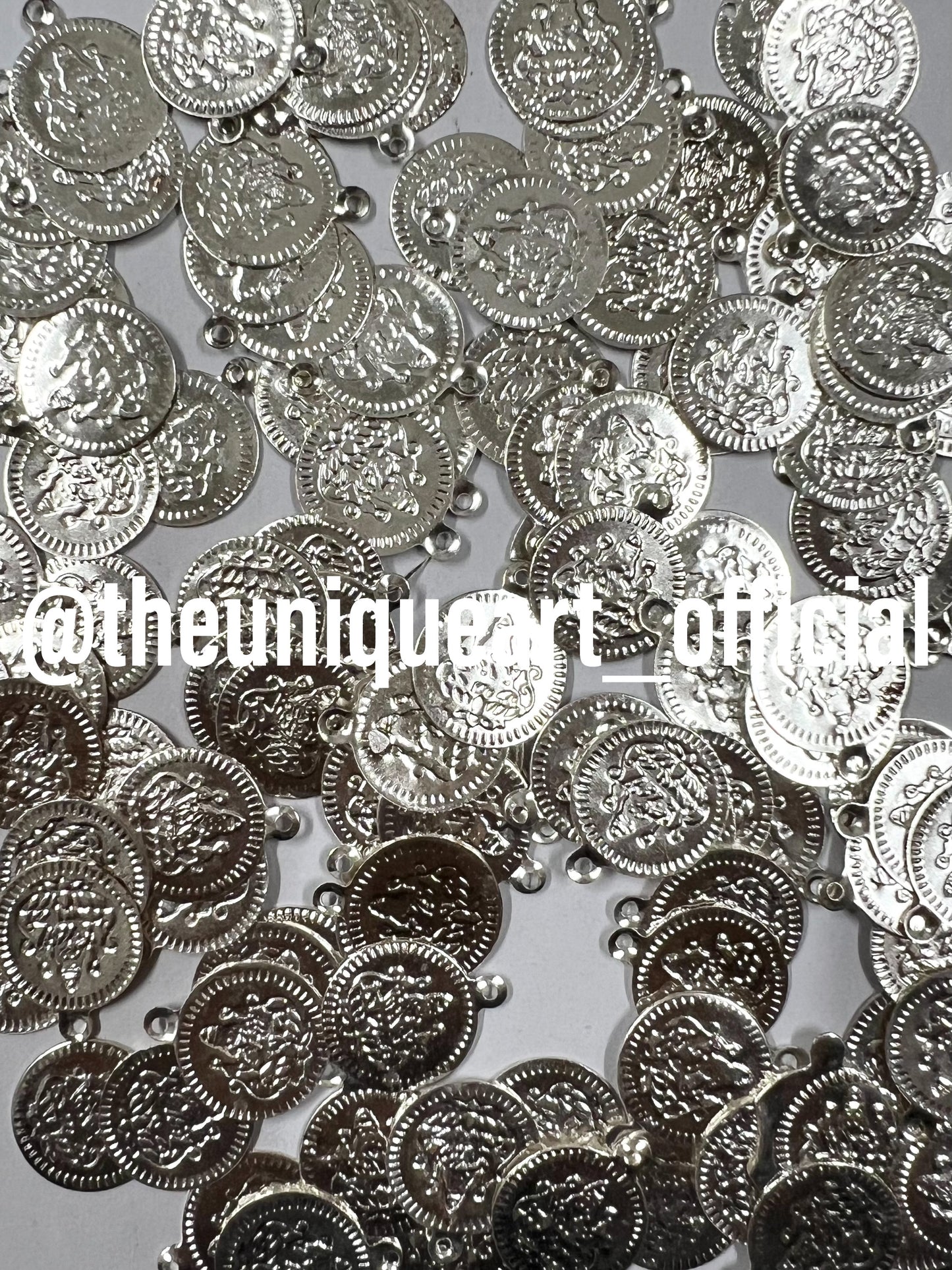 Silver Lakshmi Coins 15mm/1.5cm