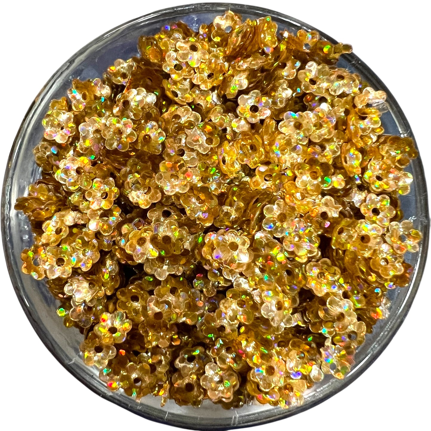 5mm Golden Disco Sequins