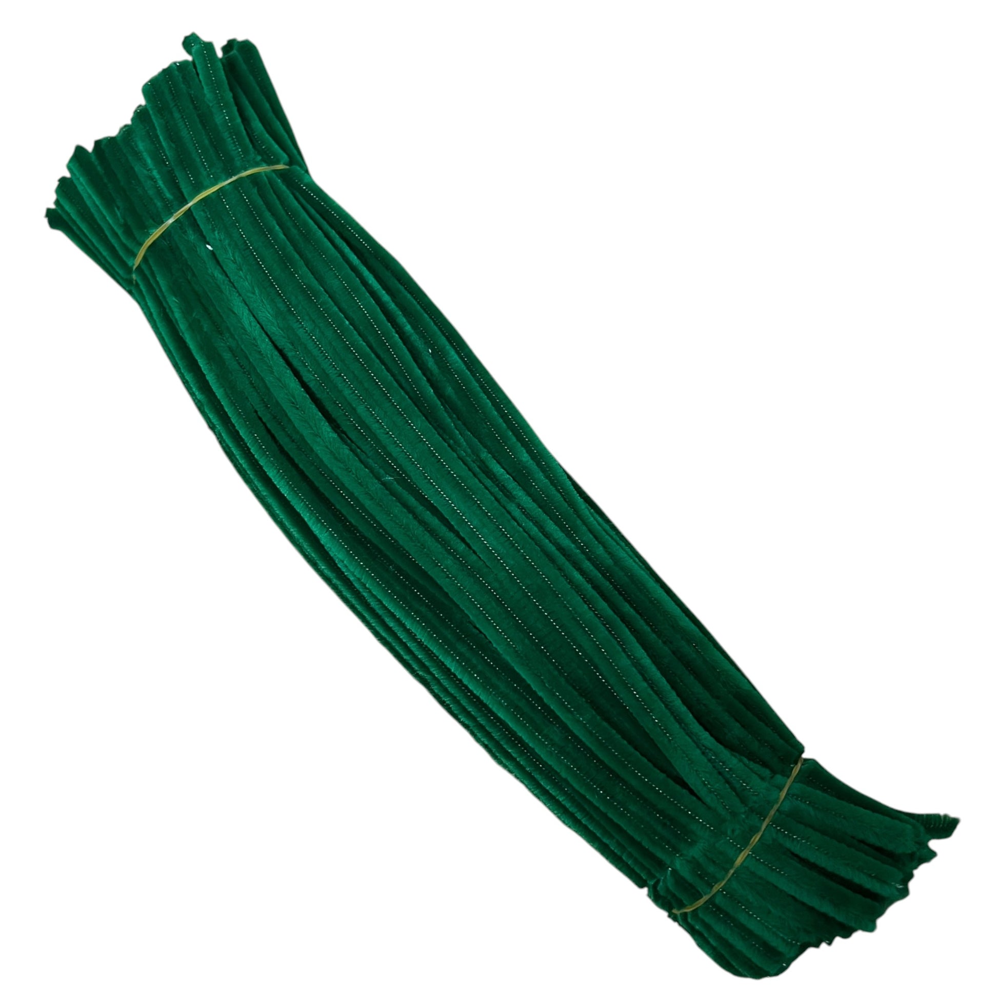 8mm high quality dark green pipe cleaner chenille stems for flower making and craft work A7 TheUniKart
