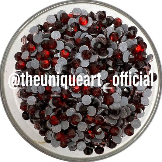 Maroon Flatback Rhinestone 4mm