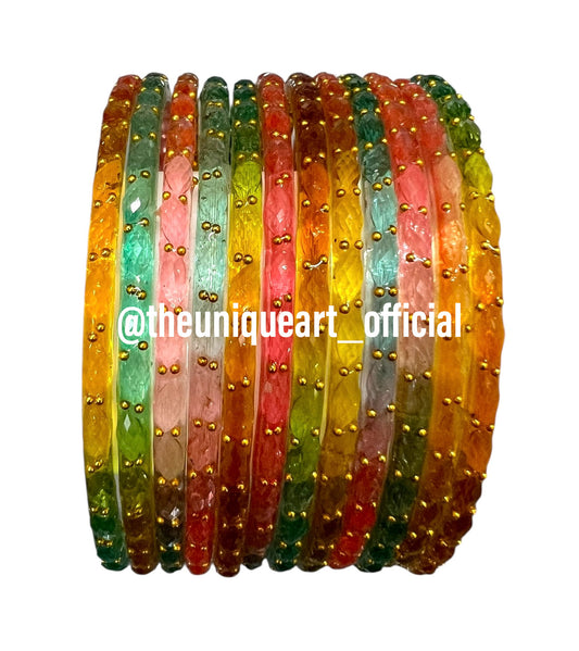 B Multi Raindrop Bangles (B Multi)