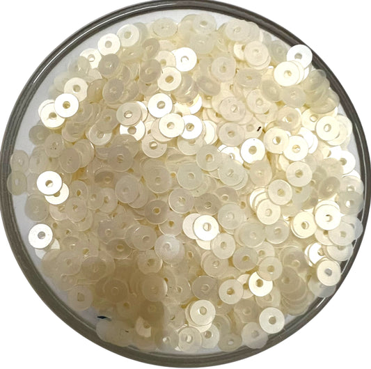 Cream Pastel Sequins