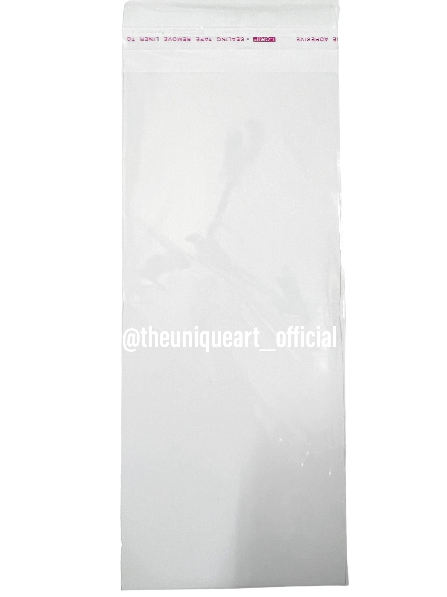 4x10 Inches Transparent Plastic Bag