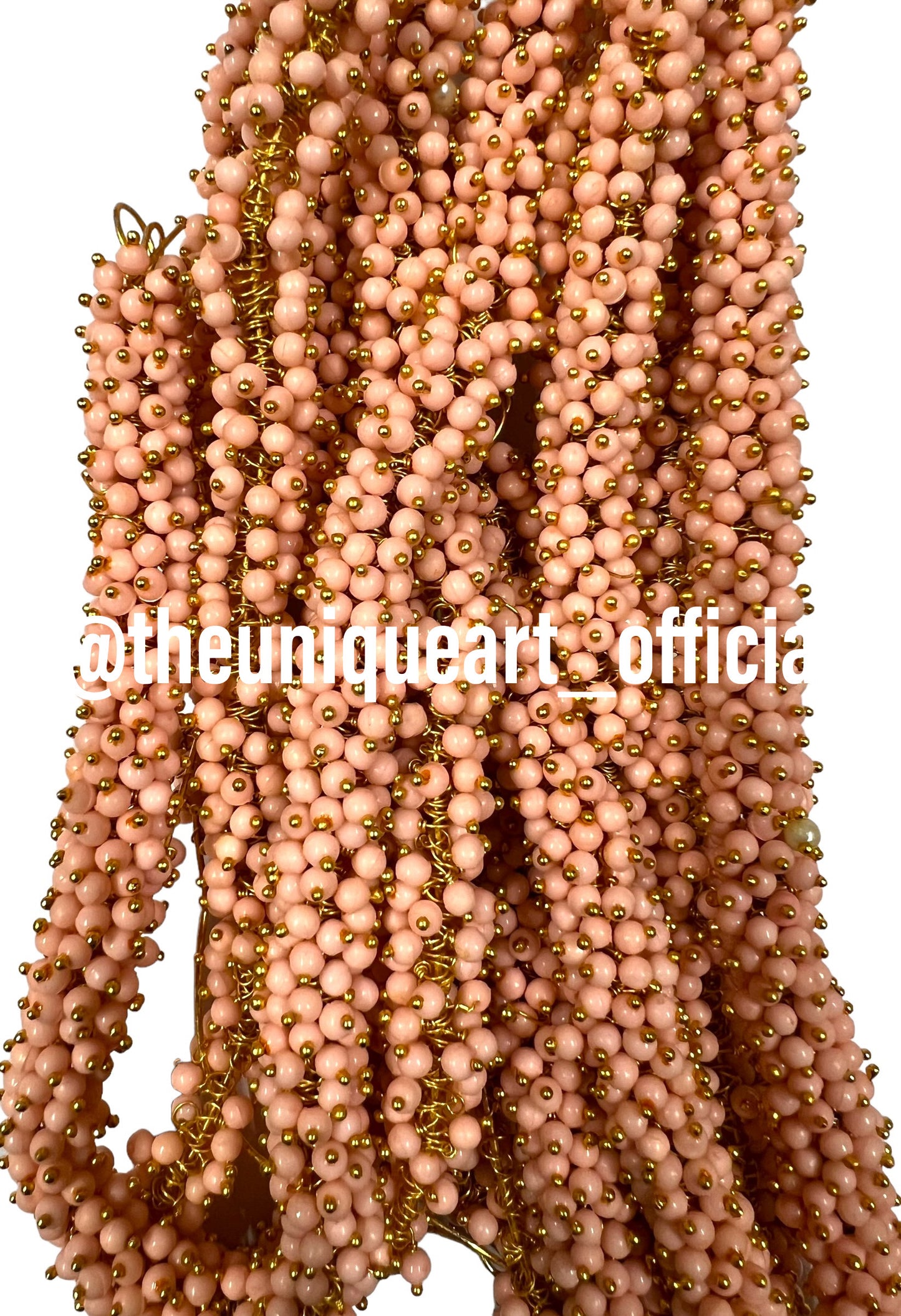 Peach Loreal Beads