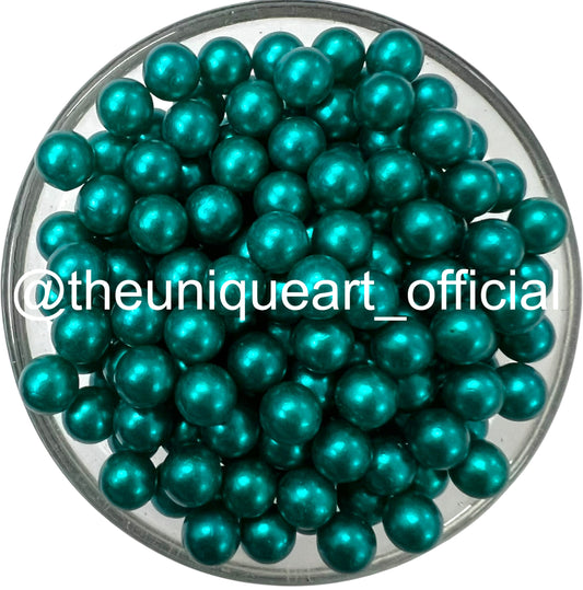 Peacock High Quality 6mm No Hole Beads
