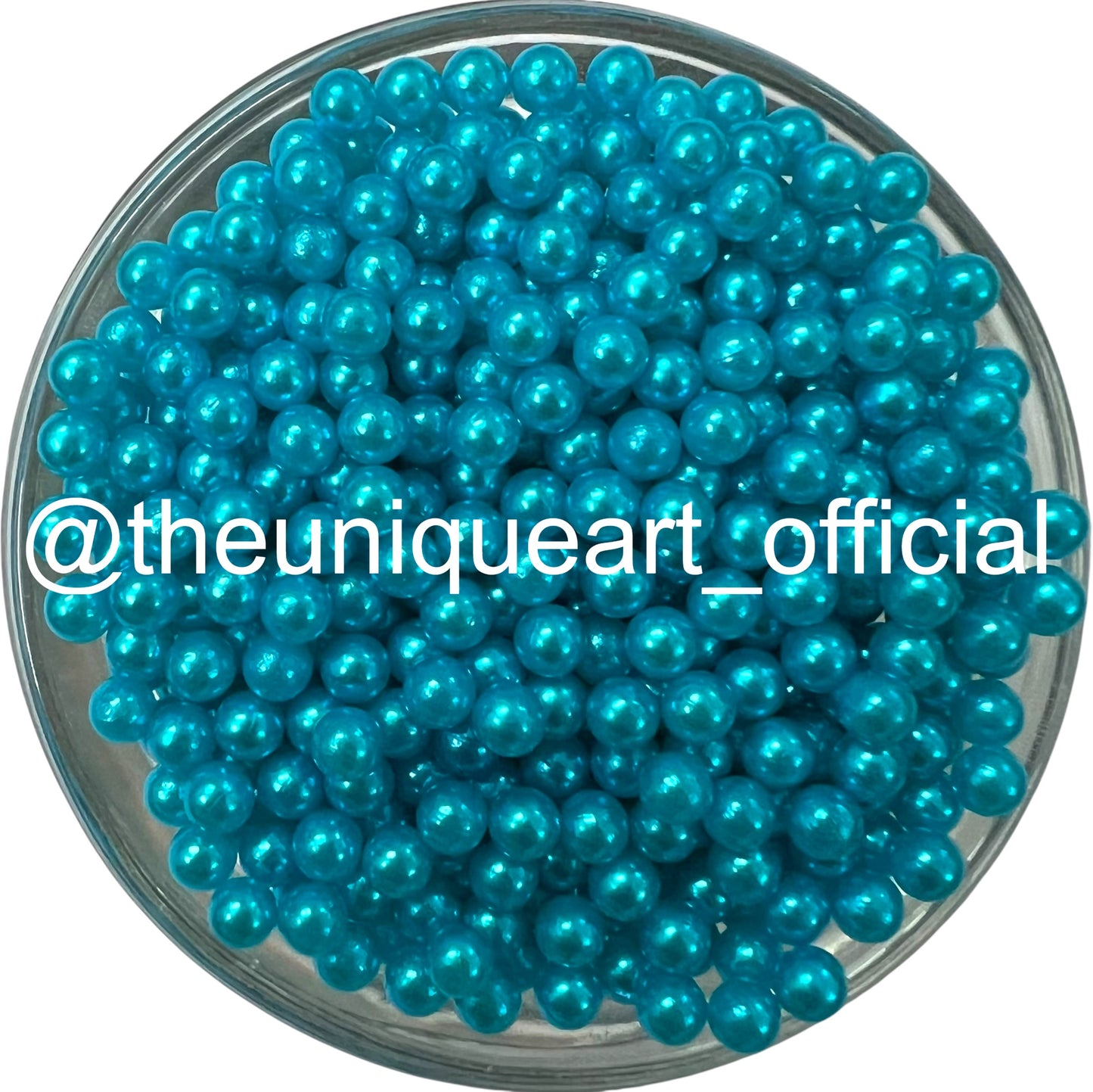 4mm Light Blue High Quality No Hole Beads