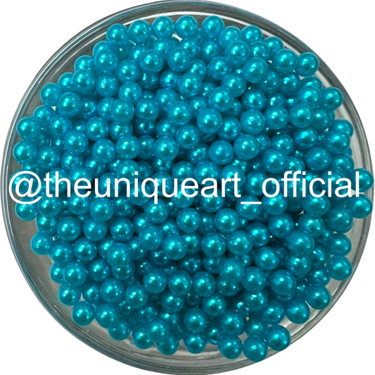 4mm Light Blue High Quality No Hole Beads